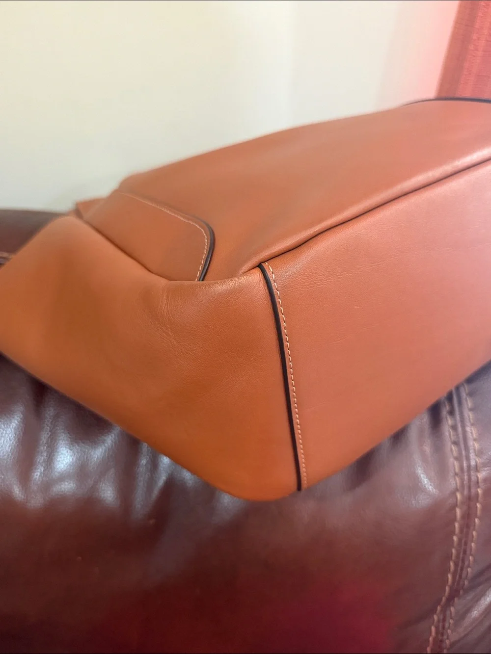 ‼️Coach Hadley Turnlock Leather Shoulder  Bag Tote